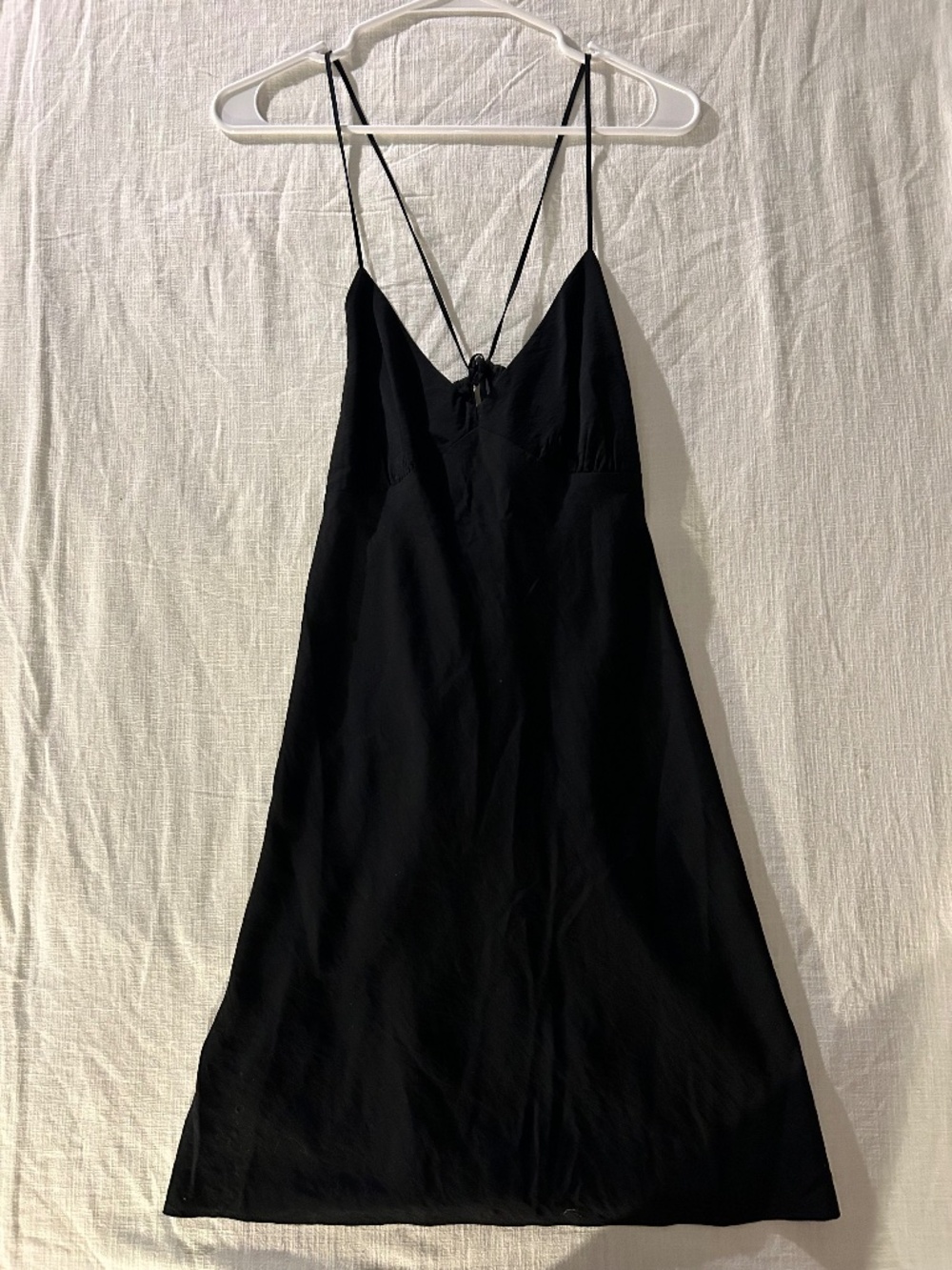 Madewell Black Mini Babydoll Dress NWT